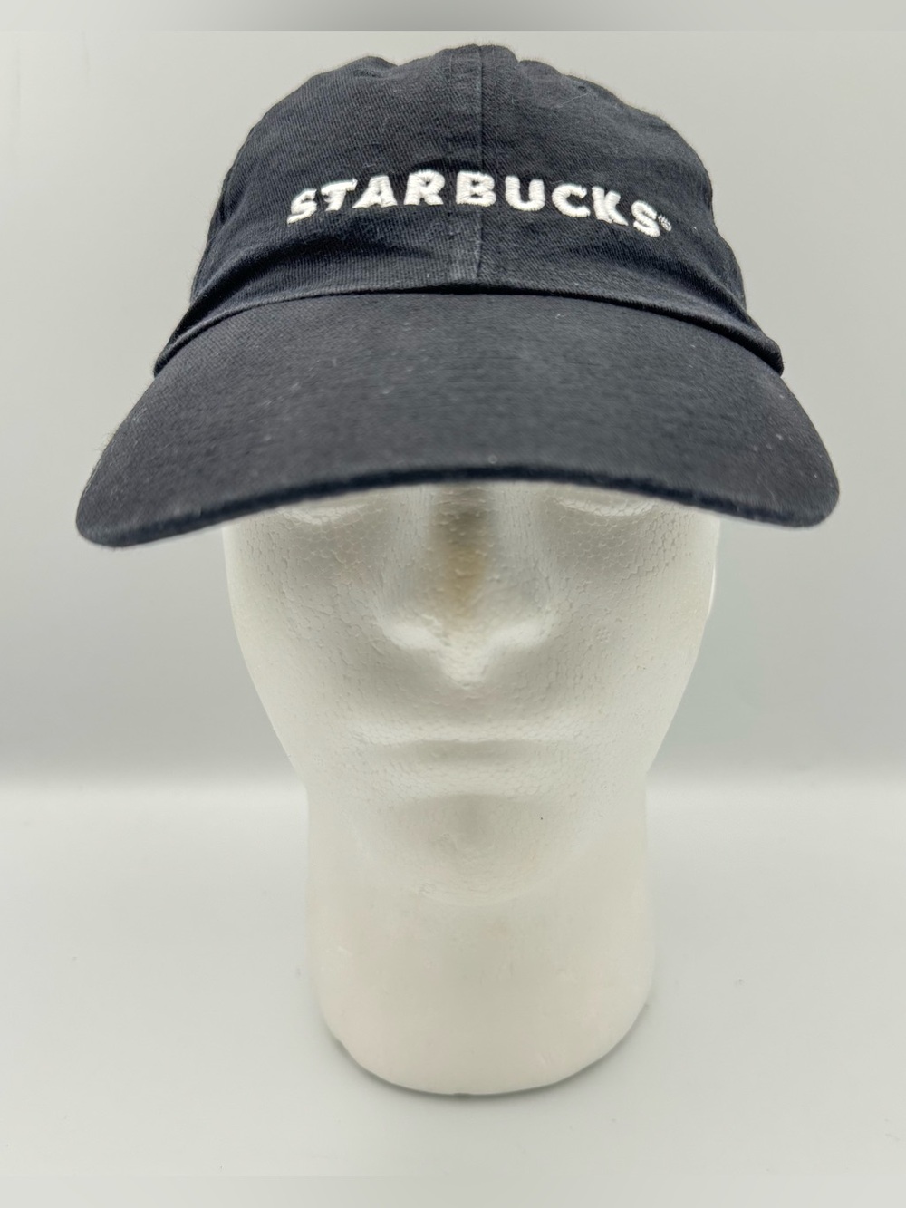 Starbucks Hat Employee Uniform Cap Barista Adjustable Strapback Black Cotton